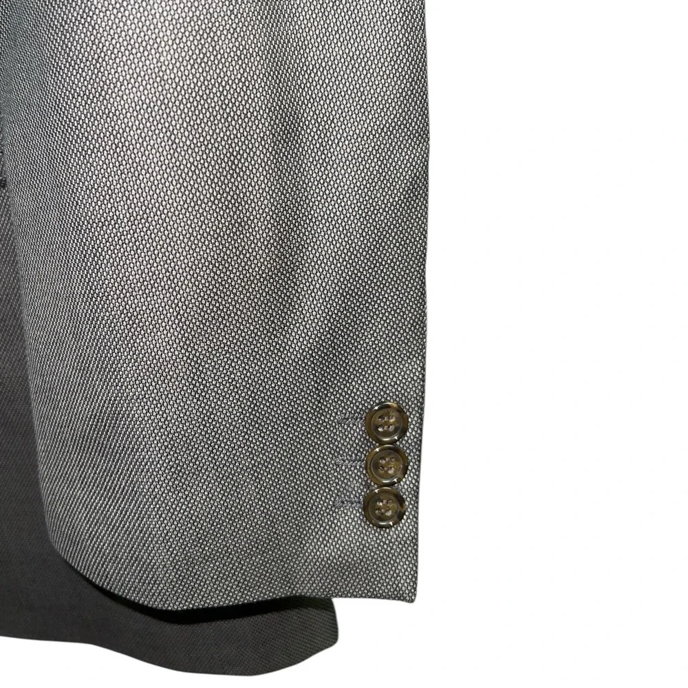 Galliani Blazer Ermenegildo Zegna Super 120s Wool Made In Italy Gray Mens 34L‎